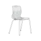 Moto square chair